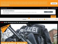 Bild zum Artikel: Polizei sperrt Landratsamt Wismar: Flüchtling hält Säugling als Geisel