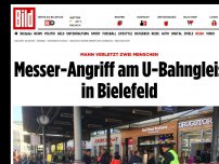 Bild zum Artikel: Mann verletzt vier Menschen - Messer-Angriff am U-Bahngleis in Bielefeld