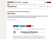 Bild zum Artikel: Wissenschaftler zum Klimapaket der Bundesregierung: Gute Nacht