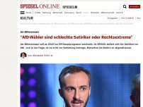 Bild zum Artikel: Jan Böhmermann: 'AfD-Wähler sind schlechte Satiriker oder Rechtsextreme'