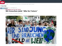 Bild zum Artikel: Klimapaket ist für die Tonne: Wir brauchen jetzt 'Alle for Future'