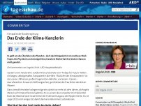 Bild zum Artikel: Kommentar: Das Ende der Klima-Kanzlerin