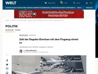 Bild zum Artikel: Zahl der illegalen Einreisen mit dem Flugzeug nimmt zu