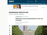 Bild zum Artikel: Political Correctness bringt Debatten an Unis zum Schweigen