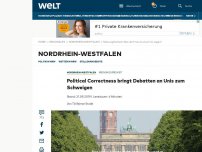 Bild zum Artikel: Political Correctness bringt Debatten an Unis zum Schweigen