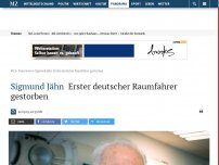Bild zum Artikel: Sigmund Jähn: Erster deutscher Raumfahrer gestorben