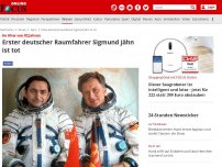 Bild zum Artikel: Im Alter von 82 Jahren  - Erster deutscher Raumfahrer Sigmund Jähn tot