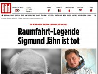 Bild zum Artikel: Erster Deutscher im All - Raumfahrt-Legende Sigmund Jähn ist tot