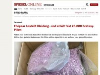 Bild zum Artikel: Österreich: Ehepaar bestellt Kleidung - und erhält fast 25.000 Ecstasy-Pillen