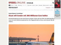 Bild zum Artikel: Angeschlagener Ferienflieger: Staat will Condor mit 380 Millionen Euro helfen