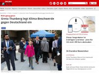 Bild zum Artikel: Nicht genug getan - Greta Thunberg legt Klima-Beschwerde gegen Deutschland ein
