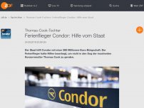 Bild zum Artikel: Staat will Condor mit Kredit helfen