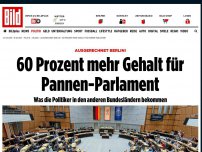 Bild zum Artikel: Ausgerechnet Berlin! - 60 Prozent mehr Gehalt für Pannen-Parlament