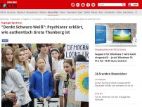 Bild zum Artikel: Asperger-Syndrom - 'Denkt nur in Schwarz oder Weiß': Psychiater erklärt, wie authentisch Greta Thunberg ist