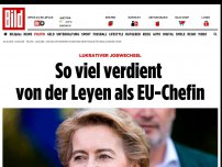 Bild zum Artikel: Lukrativer Jobwechsel - So viel verdient von der Leyen als EU-Chefin