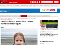 Bild zum Artikel: Wir müssen umdenken! - Kindheitsforscher warnt: Unser System macht die Kinder kaputt