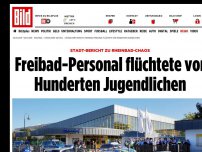 Bild zum Artikel: Stadtbericht zu Rheinbad-Chaos - Personal flüchtete vor Hunderten Jugendlichen