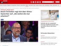 Bild zum Artikel: TV-Kolumne „Maybrit Illner“ - Bosch-Techniker regt sich über Klima-Hysteriker auf: „Wo wollen die mal arbeiten?“