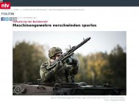 Bild zum Artikel: Verluste bei der Bundeswehr: Maschinengewehre verschwinden spurlos