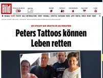 Bild zum Artikel: Sie werden gratis gestochen - Diese Tattoos können Leben retten