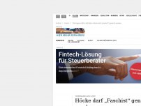 Bild zum Artikel: Thüringens AfD-Chef Höcke darf „Faschist“ genannt werden