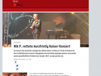Bild zum Artikel: Nik P. rettete kurzfristig Kaiser-Konzert