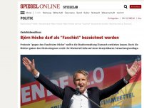 Bild zum Artikel: Gerichtsbeschluss: Björn Höcke darf als 'Faschist' bezeichnet werden