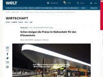 Bild zum Artikel: Schon steigen die Preise im Nahverkehr für den Klimaschutz