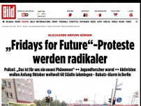 Bild zum Artikel: Blockaden nerven Bürger - „Fridays for Future“-Proteste werden radikaler
