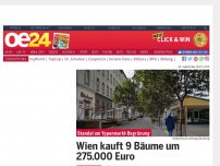 Bild zum Artikel: Wien kauft 9 Bäume um 275.000 Euro
