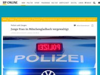 Bild zum Artikel: Die Polizei sucht Zeugen: Zwei junge Frauen in Mönchengladbach vergewaltigt