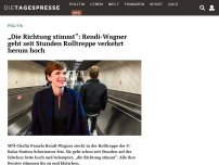 Bild zum Artikel: „Die Richtung stimmt“: Rendi-Wagner geht seit Stunden Rolltreppe verkehrt herum hoch