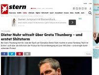 Bild zum Artikel: TV-Comdedian: Dieter Nuhr witzelt über Greta Thunberg – und erntet Shitstorm