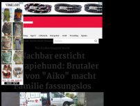 Bild zum Artikel: Nachbar ersticht Therapiehund: Brutaler Tod von 'Aiko' macht Familie fassungslos