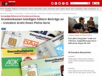 Bild zum Artikel: Kostspielige Reformen der Krankenversicherung - Krankenkassen kündigen höhere Beiträge an – trotzdem droht ihnen Pleite-Serie