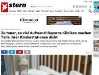 Bild zum Artikel: Marodes Krankenhaussystem: Zu teuer, zu viel Aufwand: Bayerns Kliniken machen Teile ihrer Kinderstationen dicht