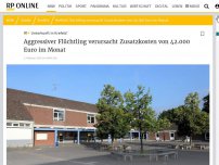 Bild zum Artikel: Unterkunft in Krefeld: Aggressiver Flüchtling verursacht Zusatzkosten von 42.000 Euro im Monat