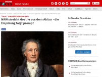 Bild zum Artikel: Faust I keine Pflichtlektüre mehr  - Empörung in NRW: Goethe aus dem Abitur gestrichen