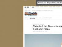 Bild zum Artikel: Aufnahme von Migranten: Mehrheit der Deutschen gegen Seehofer-Pläne