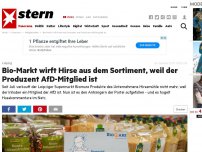 Bild zum Artikel: Leipzig : Bio-Markt wirft Hirse aus dem Sortiment, weil der Produzent AfD-Mitglied ist