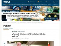 Bild zum Artikel: Seehofer stellt Türkei deutsche Hilfe in Aussicht