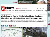 Bild zum Artikel: Hamburger Tierschutzverein: Weil sie zwei Eier im Waffelteig rührte -  Radikale Tierschützer schließen Frau von Ehrenamt aus
