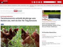 Bild zum Artikel: Sie darf jetzt keine Waffeln mehr backen - Tierschutzverein: 80-Jährige von Ehrenamt ausgeschlossen, weil sie Eier zum Backen benutzt