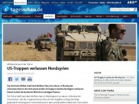 Bild zum Artikel: Militäreinmarsch der Türkei: US-Truppen verlassen Nordsyrien