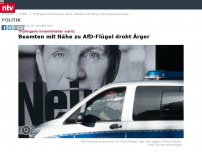 Bild zum Artikel: Thüringens Innenminister warnt: Beamten mit Nähe zu AfD-Flügel droht Ärger