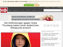 Bild zum Artikel: Die Anfeindungen gegen Greta Thunberg haben einen widerlichen Höhepunkt erreicht