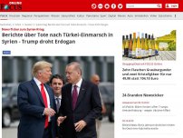Bild zum Artikel: News-Ticker zum Syrien-Krieg - Republikaner reagieren entsetzt auf Trumps Syrien-Entscheidung - Syrien warnt Türkei