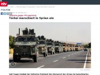 Bild zum Artikel: Offensive gegen Kurden gestartet: Türkei marschiert in Syrien ein