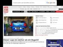 Bild zum Artikel: Getunter VW Lupo mit zwei Motoren und 1800 PS Dieser Lupo ist stärker als ein Bugatti!