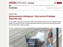 Bild zum Artikel: Attacke in Sachsen-Anhalt: Angriff in Halle - Täter soll ein 27-jähriger Deutscher sein
